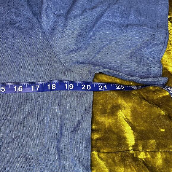 Simpson Dress Womens Large Linen Short Sleeve Tiered Button‎ Back Pockets Maxi - Picture 7 of 13